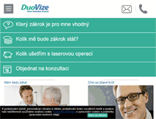Tablet Screenshot of duovize.cz